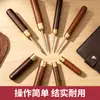 Punzón para Té de Madera de Ébano, Punzón de Costura Hecho a Mano para Bricolaje, Herramienta para Marroquinería, Punzón Multiusos para Hacer Agujeros