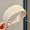 Diadema de punto estilo retro americano de ala ancha, de alta gama, adecuada para frentes amplias, a la moda, versátil para uso diario y para ir al trabajo, pinza para el pelo y accesorio para el cabello