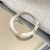 Pulsera Geométricamente Manchada de Resina Dopamina Colorida, Lujo Ligero, Pulsera de Nicho de Gama Alta, Pulsera Versátil Transfronteriza Europea y Americana