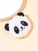 Pin de panda de peluche de dibujos animados súper lindo, pasador de pelo, broche de doble uso, accesorio versátil para ropa y bolsos