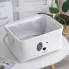 Cesta de Almacenamiento de Terciopelo de Osito de Peluche de Dibujos Animados, Cesta de Almacenamiento Portátil para Artículos Varios, Caja de Almacenamiento para Cosméticos de Escritorio en Casa, Snacks