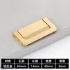 Armário de areia dourada gaveta guarda-roupa porta de armário puxador de furo único moderno minimalista nórdico amarelo pequeno puxador