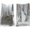 Bolsa de Aluminio Transparente por Delante Bolsa de Empaque Sellable al Calor para Almacenamiento de Alimentos, Café, Nueces