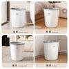 Bote de Basura Hogar 2025 Nuevo de Aspecto Elevado Dormitorio Cocina Baño Sala de Estar Grande Oficina Doble Capa Cesto de Papel
