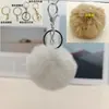 Em Estoque, Pingente de Bola de Pelo de Coelho Sintético, Acessório de Bola de Pelúcia para Roupas, Sapatos, Chapéus, Chaveiros e Decorações de Bolsas