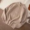 Suéter de Lã com Meio Zíper Infantil, Suéter Pulôver com Gola Alta para Outono e Inverno para Meninos e Meninas, Tricô de Cor Sólida para Crianças Mais Velhas