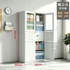 Armário Metálico, Armário de Aço para Arquivos, Armário Financeiro de Múltiplas Camadas de Grande Capacidade, Armário de Armazenamento para Escritório sem Formaldeído