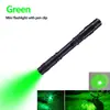 Linterna de Bolsillo Portátil de Emergencia AAA Mini Pequeña Blanca/Morada/Roja/Verde con Clip para Bolígrafo Linterna de Bolígrafo de Mano