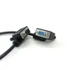 Cable conector macho DB15 de doble ángulo a hembra DB15 de doble ángulo hecho a medida, cable de conexión de equipo