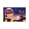 Novo Cenário de Halloween Exclusivo da Amazon Transfronteiriço Decoração de Atmosfera de Celebração de Festa de Feriado Bandeira de Processamento Personalizado