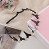Diadema con cuentas onduladas de doble uso para mujer, nuevo estilo, horquilla para el pelo con textura esponjosa y parte superior craneal alta, peine dentado, diadema antideslizante