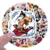 60 Piezas de Decoración de Animación One Piece Cuaderno Teléfono Móvil Tablet Equipaje Cuenta Manual Impermeable Pegatinas Transfronterizas Venta al por Mayor