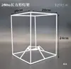 Lámpara de mesa Accesorios DIY Película Lámpara de ambiente Soporte Gancho Flor Marco de hierro Cuerda de cáñamo trenzada Pantalla de lámpara hecha a mano en relieve