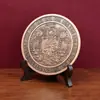 Figuritas personalizadas de doble cara de montaña y mar, con las Cuatro Bestias Divinas y los Ocho Trigramas, para alejar los malos espíritus, atraer la riqueza y decorar entradas, oficinas y hogares durante ceremonias de inauguración de casa o de negocios.