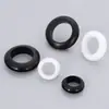 Anillo de Protección de Cable de Goma Blanco de Doble Cara, Tapón de Agujero de Anillo de Goma, Funda Protectora de Cable, Funda Protectora de Agujero Pasante para Caja de Distribución, Elástico