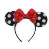 Accesorios para el pelo de Mickey transfronterizos 2023 diadema de fiesta con lazo de lunares diadema para parque de atracciones festival accesorios para el pelo de niños en stock
