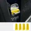Protector Hebilla de Pestillo de Puerta Coche Amortiguador de Impacto Almohadilla de Goma Anti-colisión Gruesa Pegatina Protectora Artículo Multifuncional Bueno