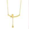 Nuevo collar de mariposa dorado para mujer, combina con todo, cadena para suéter de metal de alta calidad que no se desvanece, joyería de nicho, Accesorios Yiwu
