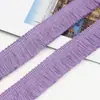 Renda de Franja de Poliéster Xcolorida de 2,5 cm para Brincos, Roupas, Decoração de Almofadas, Acessórios de Renda com Borla