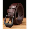 Nuevo Cinturón de Cuero con Hebilla de Pin de Alta Venta para Hombre, Cinturón Juvenil de Jeans Estilo Vintage, Versátil Cinturón de Negocios Venta al Por Mayor de Fábrica