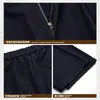 Pantalones de Pierna Ancha de Doble Capa con Dobladillo Curvo Estilo Retro Americano para Hombre, Pantalones Adelgazantes de Corte Holgado, Pantalones Casuales 'Old Money' para Hombre