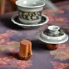 Soporte de Tapa de Raíz de Bambú Viejo Bandeja Tapa de Tetera Zisha Tapa de Taza de Té Soporte de Tapa Soporte para Tetera Bambú Tallado Raíz de Bambú Vieja Tapa Soporte para Tapa Reposatapas Ceremonia del Té
