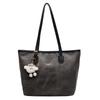 Bolso Tote de Diseño Nicho de Alta Gama Transfronterizo de Gran Capacidad para Viajes de Trabajo y Ocio, Textura, Bolso de Hombro Cruzado, Bolso Colgante