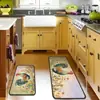 Venta caliente transfronteriza TEMU Alfombrilla de suelo de cocina de gallo larga absorbente antideslizante felpudo para entrada del hogar entrega de una sola pieza