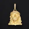 Hip Hop Transfronterizo Europeo y Americano Cobre Incrustado Piedra de Circonita Estatua Colgante Accesorios Atuendo Estilo Urbano Collar para Hombre Joyería Personalización