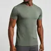Comercio Exterior Europeo y Americano Amazon Transfronterizo Camiseta de Manga Corta para Correr para Hombre Ropa Deportiva Transpirable de Hielo para Fitness para Hombre Cuello Redondo 25110