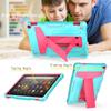 Aplicable a Amazon Fire HD10 2021 funda de tableta de silicona soporte de PC a prueba de golpes resistente a caídas HD8 funda trasera protectora
