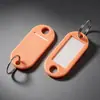 Llaveros de Macarrón Transfronterizos, Etiquetas de Colores, Etiquetas de Clasificación de Números de Hotel, Accesorios de Llavero de Plástico