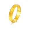 Loja de Ouro Mesmo Estilo Areia Dourada Anel Olho de Gato Cintilante Anel Liso Anel para Homens e Mulheres Anel de Casal Design de Nicho Acessórios Simples