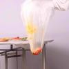 Faja de mantel desechable con elástico impermeable y resistente al aceite, sin lavado, engrosada, de grado alimenticio, para cenas y banquetes, película plástica al por mayor