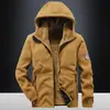 Chaqueta de Polar para Hombre de Otoño e Invierno Más Vendida Chaqueta Gruesa Cálida a Prueba de Frío con Capucha Ropa para Hombre Abrigo Superior Transfronterizo