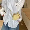 Bolso de Mano para Niñas, Bolso de Bolos a la Moda, Bolso de Hombro Nuevo Retro de Color Sólido para Mujer, Bolso Cruzado para Salir, Venta al por Mayor Transfronteriza