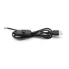 Cable de interruptor USB de botón de encendido 1A de 2 núcleos 501 Interruptor grande de tres teclas Cable Accesorios de iluminación Lámpara de atardecer Luz nocturna