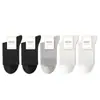 Calcetines de Malla Antibacterianos 7A de Media Caña para Hombre, Estilo Delgado para Primavera y Verano, Calcetines Deportivos Transpirables que Absorben el Sudor, Calcetines Blancos de Vestir para Hombre