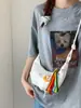 Bolsa de Design de Nicho Feminina Grande Capacidade 2025 Nova Verão Casual Estilo Coreano Ombro Único Transversal Bolsa Dobrada Dumpling