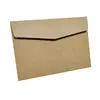 Envelope de Papel Couro de Vaca Espesso 250g Cartão de Couro Amarelo Envelope Liso Preto e Branco Fosco Rígido