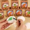 Huevo de Dinosaurio Fósil Arqueológico Infantil Set de Regalo para Jardín de Infancia Estudiante Hecho a Mano Rompecabezas DIY Excavación Yeso Caja Sorpresa