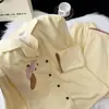 Pijama de Inverno para Mulheres 2025 Novo Desenho Animado Doce Caxemira De Rong Espessado Quente Fleece Escovado Dupla Face Conjunto de Roupa para Casa
