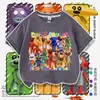 Novo Jogo de Restaurante Pizzy's Parlor Mercadoria Roupas Camiseta de Manga Curta Infantil Top Solto Verão