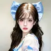 Grampo de Cabelo Rosa Satinado com Laço Estilo Francês Super Fada, Presilha de Cabelo Estilo Ballet para Trás da Cabeça, Acessório de Cabelo Doce Princesa Lolita
