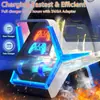 O Novo Modelo é Adequado para Base de Carregamento de Controle de Jogo Ps, Carregamento Rápido por Contato Tipo C, Suporte de Carregamento com Tela de Luz Fria