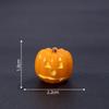 Cabeza de Calabaza de Halloween Micro Paisaje Paisajismo Resina Artesanía Decoraciones DIY Accesorios de Joyería Ambiente Festivo Regalos