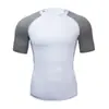 Roupas Fitness Transfronteiriças Masculinas Esportes ao Ar Livre Secagem Rápida Camiseta de Manga Curta Treinamento Masculino Pro Corrida Elástica Roupas Apertadas