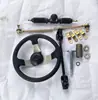 Acessórios para Kart Caseiro Veículo Elétrico de Quatro Rodas Modificado Kit de Volante Junta Esférica Sistema de Direção