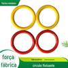 Gaiola de camarão de plástico gaiola de peixe anel flutuador logo de rede de pesca equipamento de pesca redondo flutuante suprimentos de pesca atacado