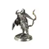 Metal de Cobre Jogo de Xadrez de Guerra Modelo de Dragão e Masmorra Peça de Xadrez de Soldado Feita à Mão Ornamentos Tabuleiro de Jogo Sólido Ornamentos de Mesa de Jogo